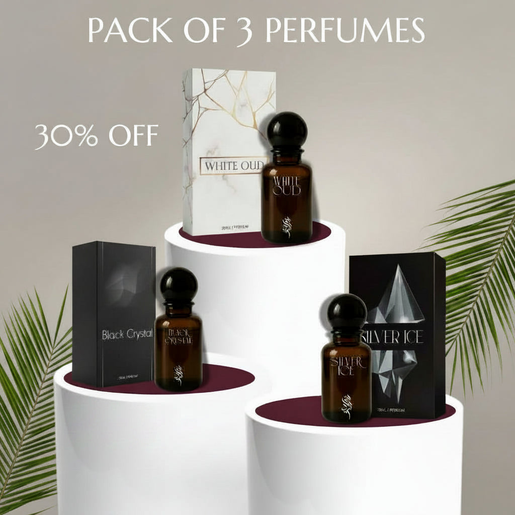 Pack of 3 Perfumes - Top Selling Bundle Offer